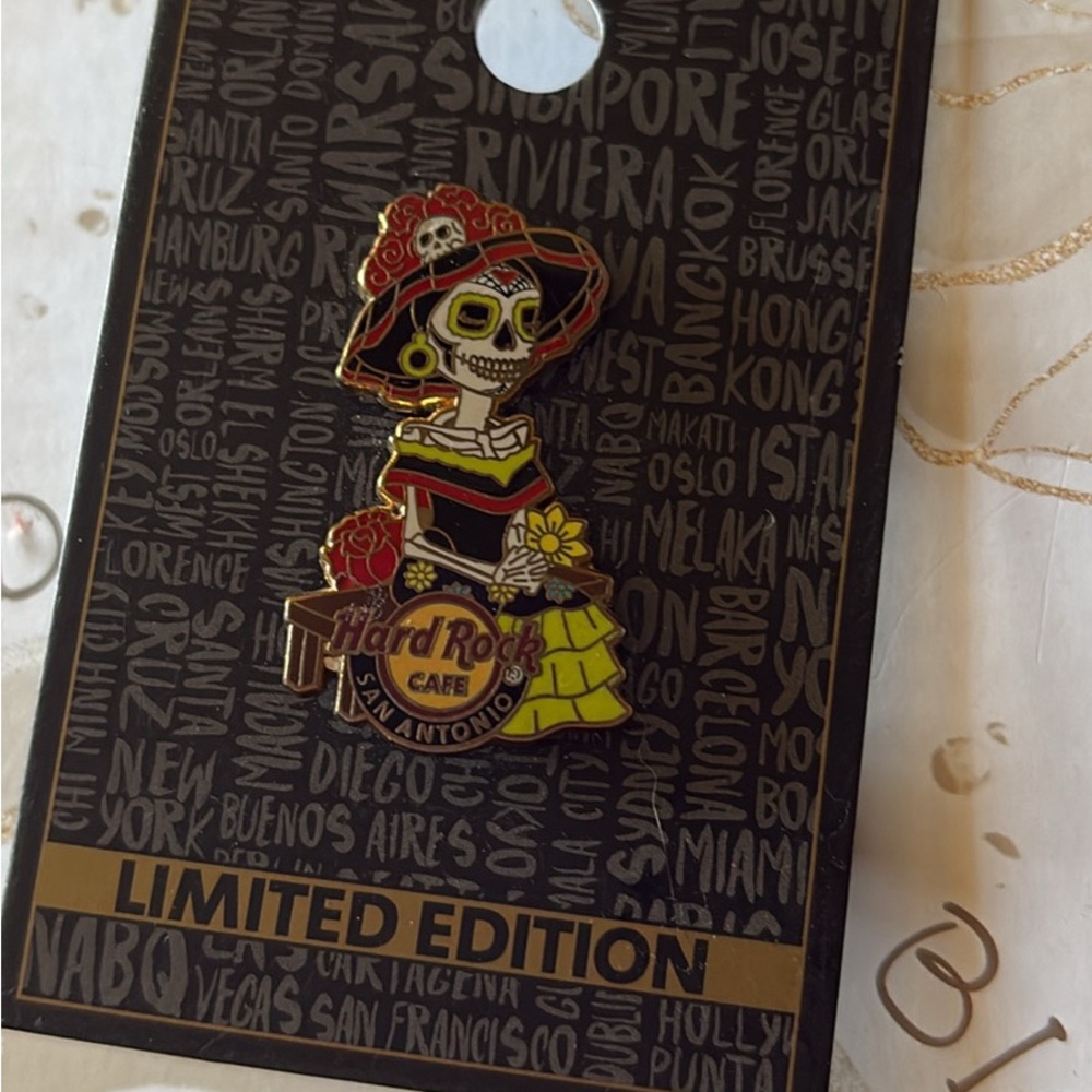 Limited addition pin from hard rock San Antonio